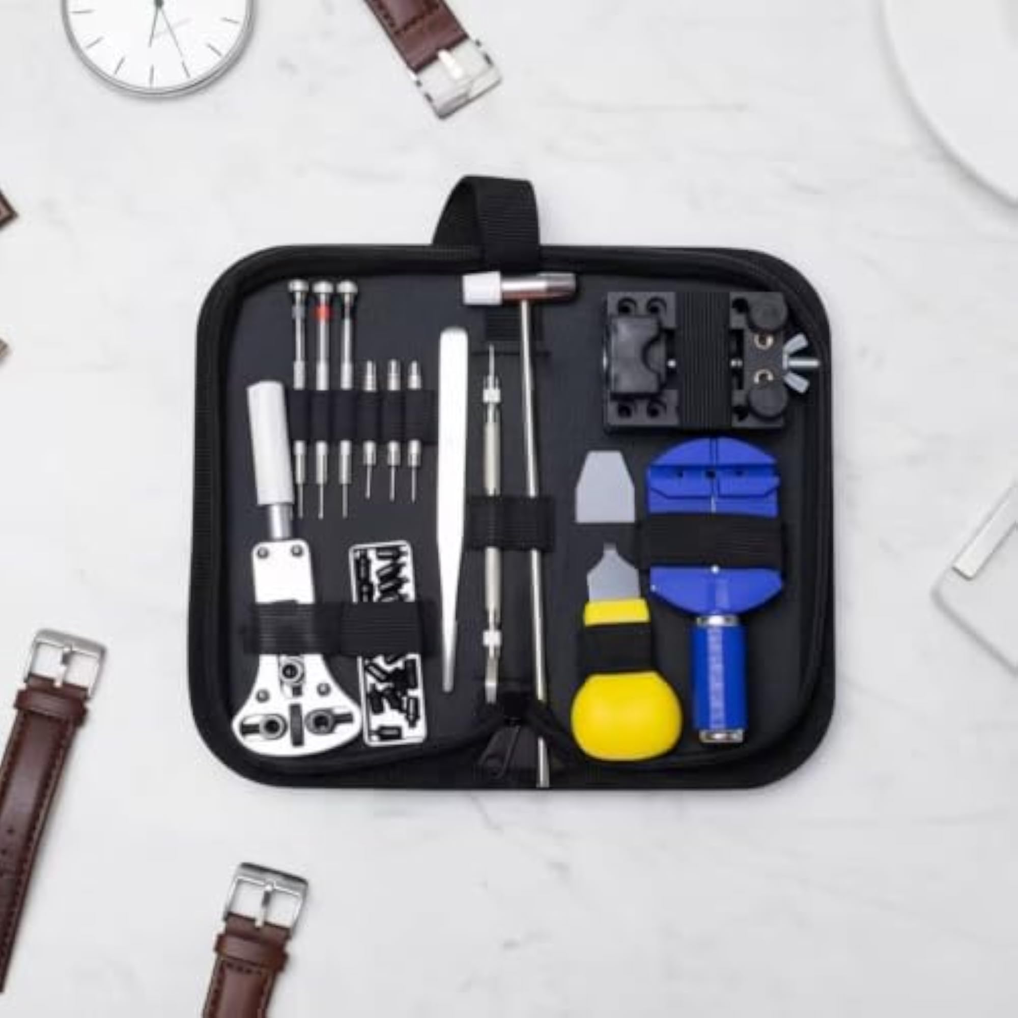 31 Pieces Professional Watch Repair Tool Kit