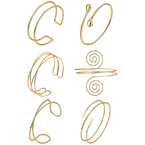 Bracelet de bras doré réglable CZFDHP : le cadeau bohème idéal pour elle