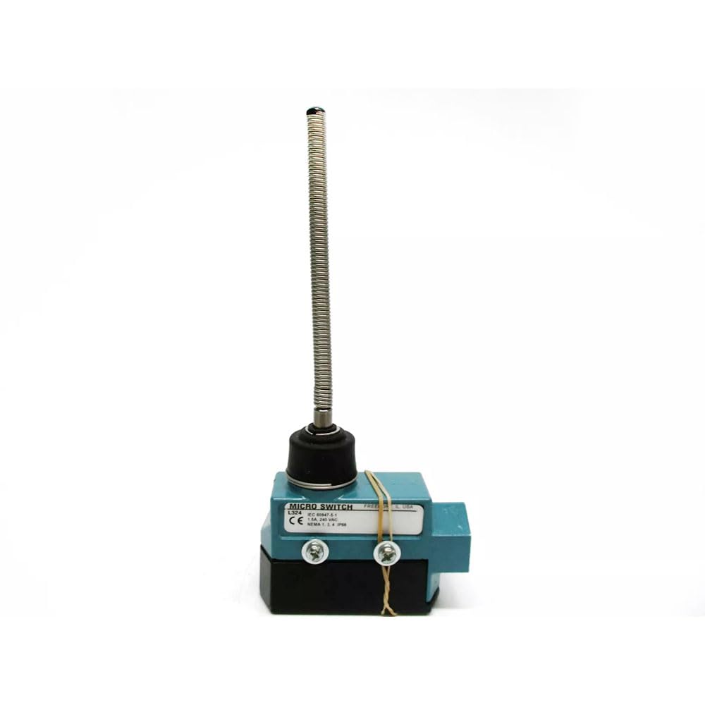 Aedanx BZE6-2RN18 Micro Limit Switch, Enclosed, Compact, 15 AMPS, Side Mount, Coil Spring Wobble Lever
