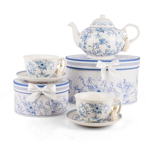 Stp Goods Elegance Bird Of Paradise Bone China Teapot In Gift Box 1.14-Qt. (1080 Ml) Teapot Loose Tea Lovers About 4 Cups Gift Box thumb #5