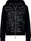  Monari Jacke mit Pailetten Blazer in Schwarz, Größe 34