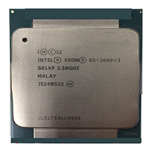 CPU Xeon E5 2680 V3 avec 12 cœurs et 30 Mo de cache pour multitâche lourd