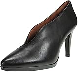 Entrega en 24 horas Desiree 92053 Salón Piel Tacón Aguja 8CM Piso Goma Escote de Punta Planta TotalFlex Mujer Negro Talla 39