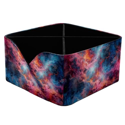 Boîte de rangement de bureau galaxie rose : créez un cocon de douceur créative
