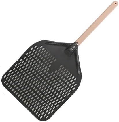 Pizza ​Paddle 12/14 Inch Aluminum Perforated Pizza Shovel Peel with Detachable Handle Nonstick Oven Baking Paddle Spatula Turners Accessories Pizza Peel