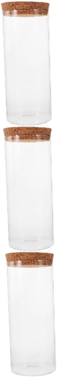 TOYANDONA 3pcs Clear Hydroponic Terrarium Glass Planter Bottle with Lid Decorative Landscaping Container for Moss and Plants Compact and Stylish Home Decor for Indoor Spaces