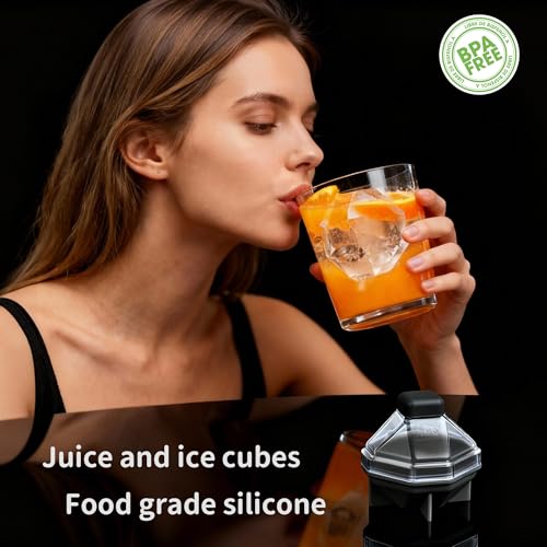 Molde de cubos de hielo grande Rhombus con cuerda miniatura 3