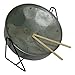 Miniature Steel Drum 12 Inches 11 Notes with Instructional Book with Music (Silver) from Trinidad & Tobago