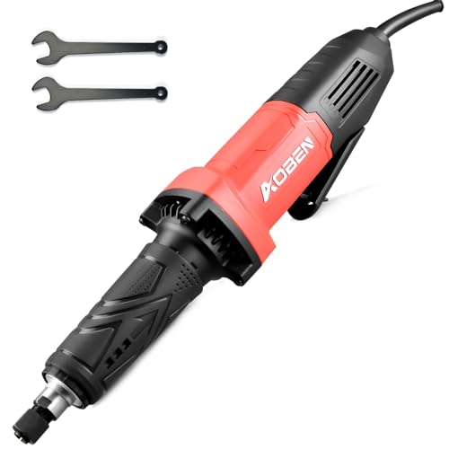 Image of AOBEN Electric Die Grinder 1 /4 inch Collet, 28000 RPM Power Straight Grinder Tool, Heavy Duty for Metal Grinding, Polishing, Deburring & Welding Repair, Ergonomic Grip with Wrench