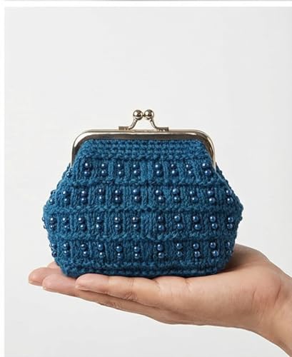 Image of ProKart Premium Woolen 4 ply Hand Knitting Wool Yarn | Fine Weight Knitted and Crocheted Soft Yarn for Sweater, Scarf, Hat, Baby Clothes, Baby Sports, Purse, Gift Bags & DIY Craft Accessories Projects (1 Ball /100 Gram Each) (Dark Teal Blue, 100gms x 2 Pack)