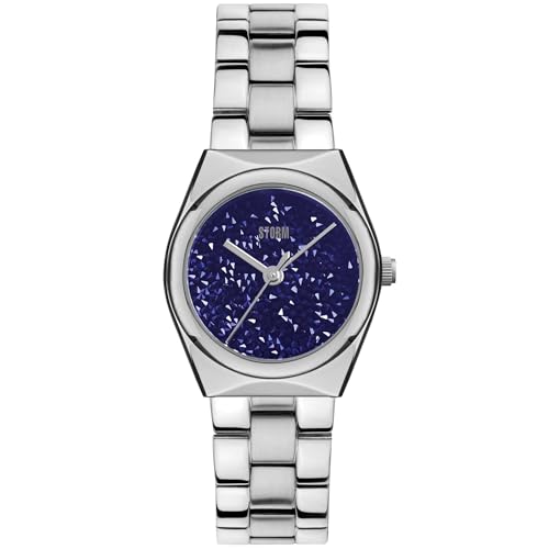 Cadran en cristal 3D AZALYN bleu la montre idéale du quotidien au bureau