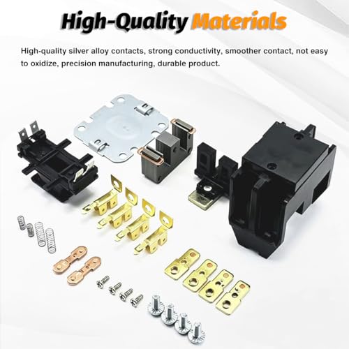 Contactor HVAC Doble DP30242 de 2 polos, 30 amperios, 24 voltios para bomba de calor y aire acondicionado miniatura 6