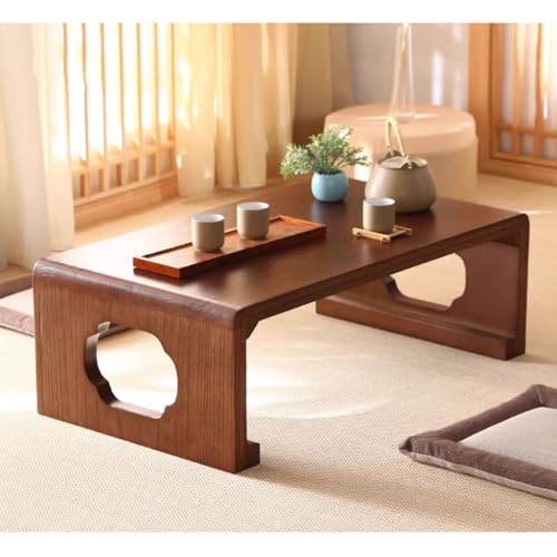 Table basse de méditation marron pour s'installer confortablement au sol - 3
