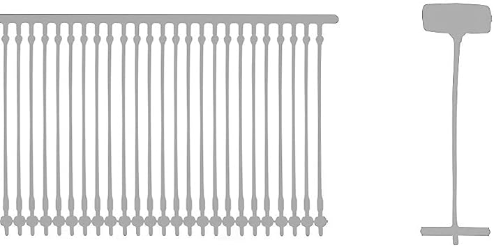 Acuteye 1 Inch Standard Tagging Attachments, 5000 Pieces, 50 Per Clip