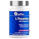 CanPrev L-Theanine with Magnesium, 90 Capsules 90-Day Supply - Promote Relaxation and Calmness - Without Drowsiness - Synergistic Blend for Well-being Management - Vegan, Non-GMO and Gluten-Free