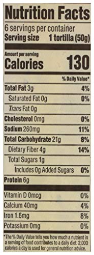 365 By Whole Foods Market, Tortillas Whole Wheat Organic 6 Count, 10.5 Ounce #TOP2