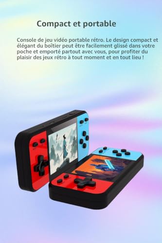 Console de Jeu Portable rétro YHFITN - 240 Jeux Classiques intégrés, Lecteur de Jeux vidéo Portable avec Sortie AV pour TV, Mini système de Jeu pour Enfants et Adultes – vue 6