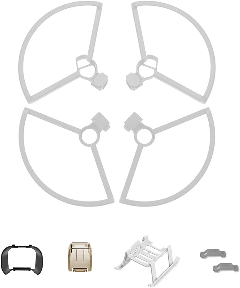 Full Set Propeller Guard & Landing Gear & Propeller Holder & Lens Cover Guard & Lens Hood Compatible with DJI Mavic Mini and Mavic Mini 2 Drone Accessories