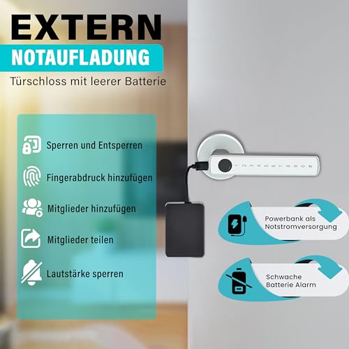 Fingerabdruck Smart Lock für Innentüren