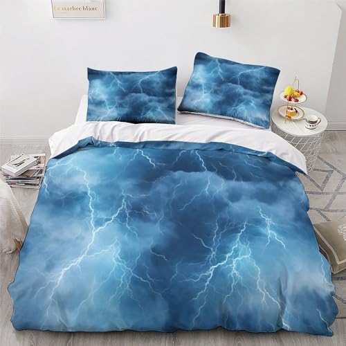 Housse de couette 220x240cm éclair avec taies en microfibre - 6