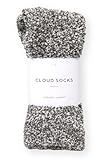 Unboxme Men's Fuzzy Cloud Socks - Ultra-Soft Plush, Warm Cozy Lounge & Bed Slipper Socks, Gift for Men, Stocking Stuffer, Heather Charcoal