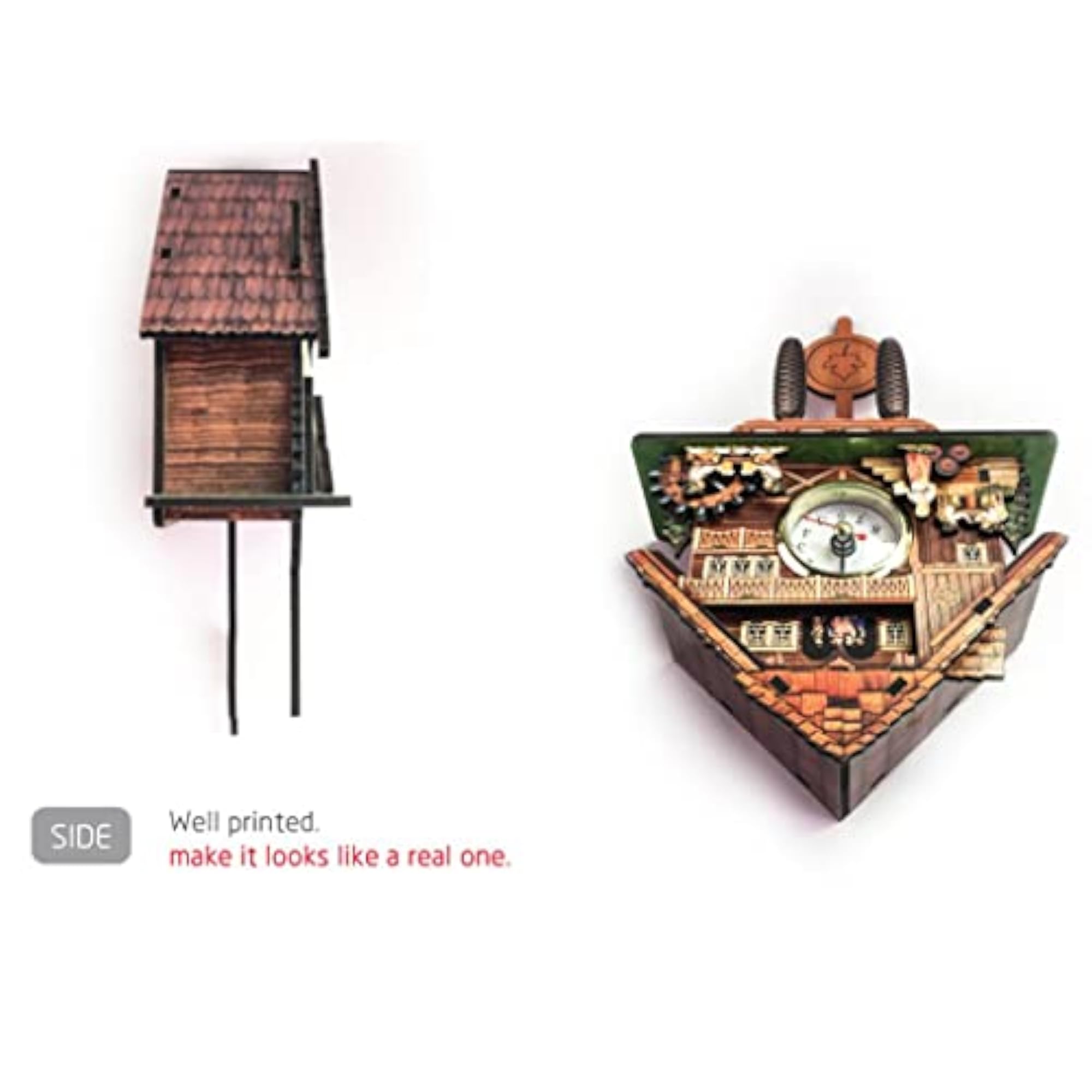 Worldcare Antique Cuckoo Wall Clock Wooden Decor
