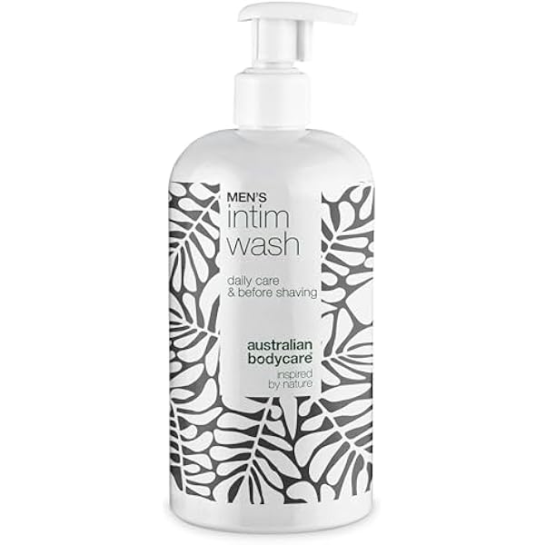 Żel do mycia intymnego (500 ml) dla mężczyzn przeciwko podrażnieniom, swędzeniu i zapachom – z 4-terpineolem znanym z olejku herbacianego i gliceryny
