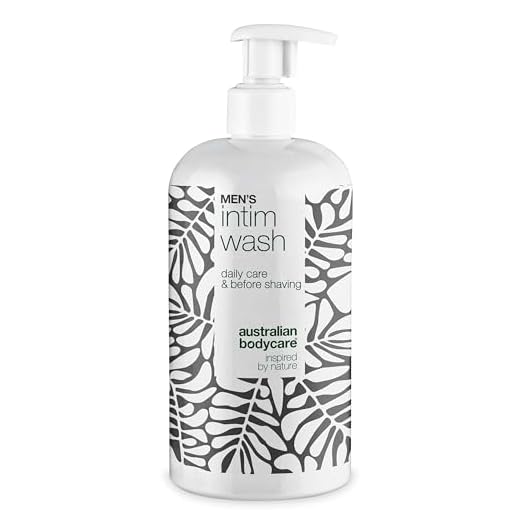 Gel Íntimo 500ml para Hombres contra Irritación, Picazón y Mal Olor – Con 4-Terpineol conocido del Tea Tree Oil, Ciruela Kakadu y Glicerina Hidratante