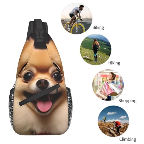 Bolso cruzado masculino tipo sling para hombro miniatura 2