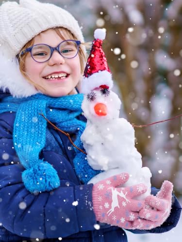 Image of EBOOT 3 Pairs Winter Kids Gloves Warm