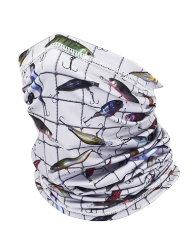 JHYWELL Cooling Neck Gaiter Face Mask, Fishhook UV Protection Masks