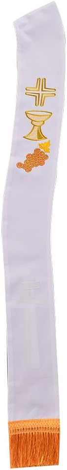 BLESSUME Cross Deacon Reversible Stole Church Cleric Stole