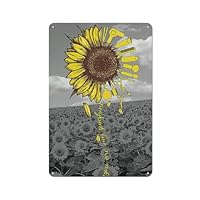 Amazon.co.jp: 素朴なメタルブリキ看板 美しいひまわり You Are My