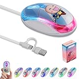 LARGE COMPATIBILITÉ - La souris USB prend en charge Windows 7/8/10/11, macOS, iOS (i-Pad avec USB Type C/Type A), Android, iPadOS et Chrome OS. Idéal pour les utilisateurs recherchant une solution de souris simple et robuste. 