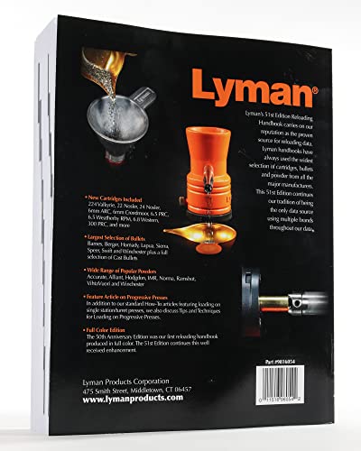 Lyman 51st Reloading Handbook-Softcover - Image 4