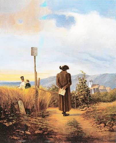 Impression sur toile la voie interdite tableau Spitzweg premium 60x90