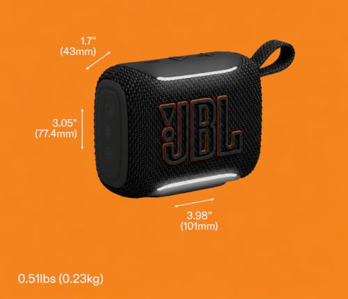 JBL Go 5, Tragbarer Bluetooth-Lautsprecher, Wasser- und Staubdicht - Rosa – Ansicht 5