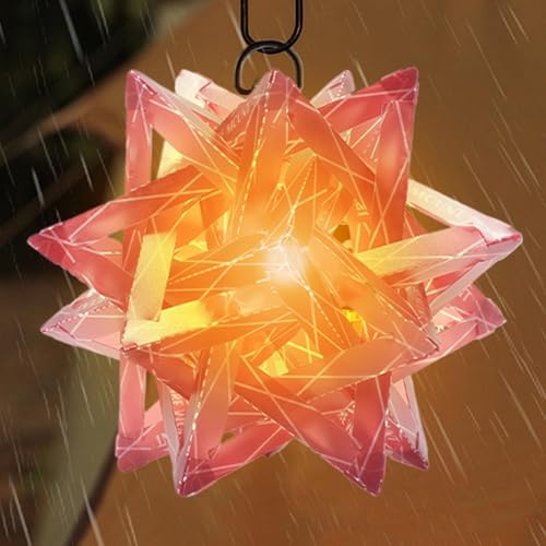 Luces de camping impermeables con diseño de estrella e iluminación ambiental portátil 6