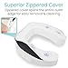 Vive Toilet Seat Cushion (Soft Cushioned Foam) - Easy Clean Soft Padded Bathroom Attachment - Elongated, Standard Seats - Comfort & Support Donut for Handicap Adults