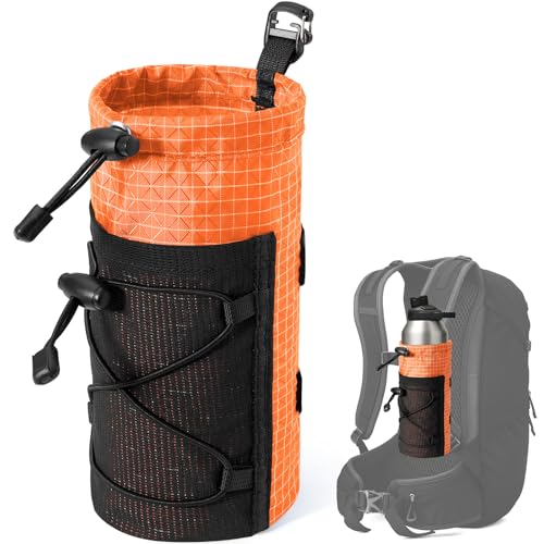 Large Water Bottle Holder Pouch Bag Backpack Water Bottle Holder Mesh Bag