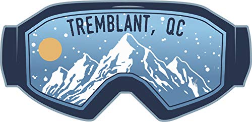 Tremblant Quebec Ski Adventures Souvenir 2 Inch Vinyl Decal Sticker Goggle Design