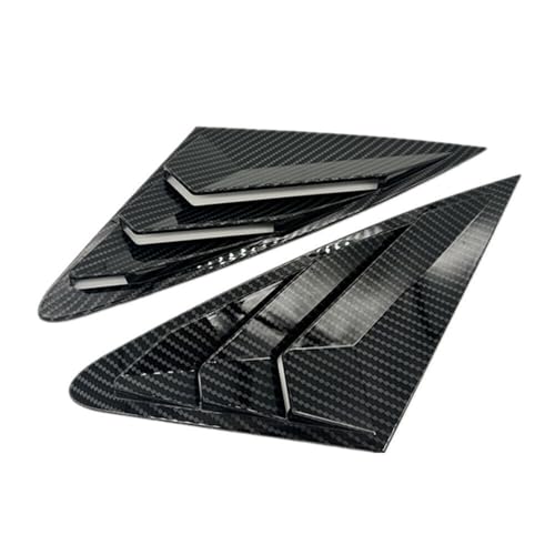 Molduras para A4 B8 Sedan 2009-2016 con look de carbono para ventana lateral