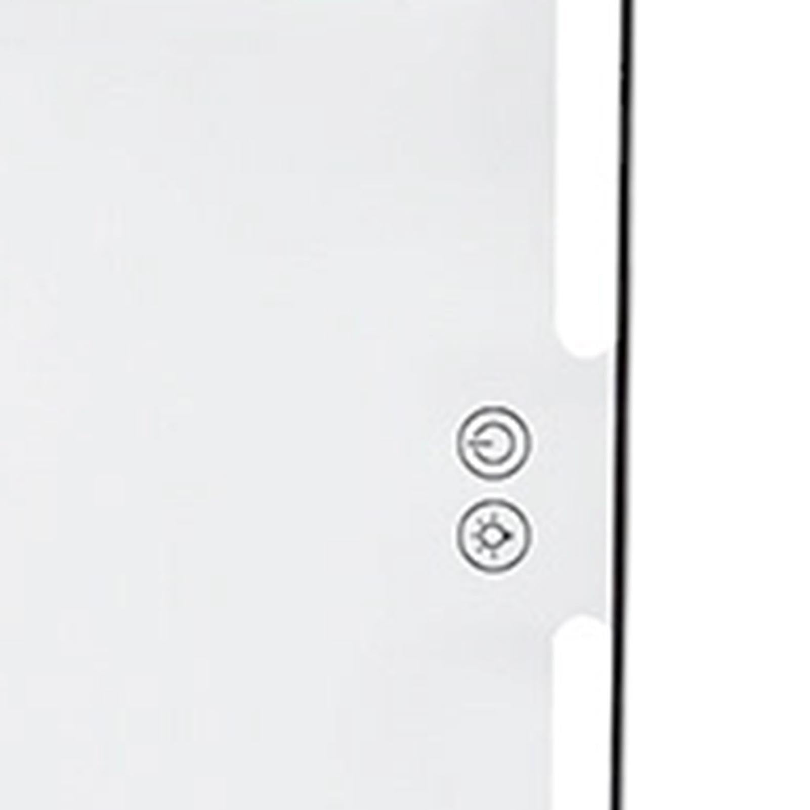 Miroir de douche pour rasage anti-buée avec rangement tactile rechargeable | Miroir de douche sans perçage pour homme, papa, mari, maison, appartement, toilettes, maquillage