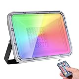 🌈Este foco RGB de 50 W, ángulo de luz de 120 °, diferentes opciones de fuente de luz, alto brillo de 4000 lúmenes. Este proyector LED para exteriores utiliza la última generación de chips de alta calidad. La eficiencia energética es más del 85% más alta y la vida útil es más larga que otras bombillas convencionales.