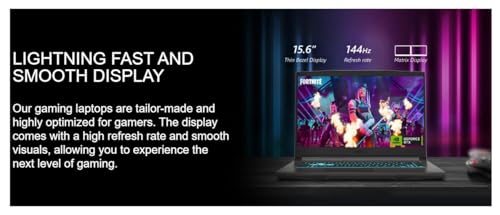 Sottile 15,6 pollici FHD Gaming Laptop, Intel Core i5-13420H, NVIDIA GeForce RTX 4060, 32GB RAM 1TB PCIe SSD, 256gb 9H Docking Station, Wi-Fi 6E, Bluetooth 5.3, Tastiera retroilluminata, Windows - Notebook - Immagine 8