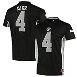 offizielle NFL Lizenzware Fanatics NFL Las Vegas Raiders Derek Carr #4 Polymesh Name Number Shirt Jersey Trikot (L)