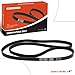 A-Premium 88.3 Inch Engine Serpentine Belt Compatible with Ford, Jeep, Chevy, Toyota, Dodge, AMC, Lexus, Mazda, Mercedes-Benz, Mercury & Pontiac Cars - Explorer, Fusion, Ranger, Grand Cherokee & More