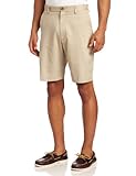 IZOD Men's Solid Microfiber Flat Front Short