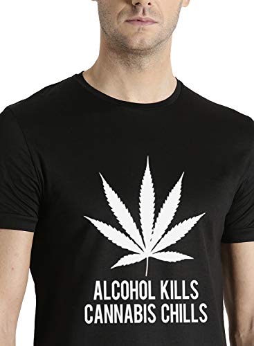 Image of ADRO Men's Solid Regular Fit T-Shirt