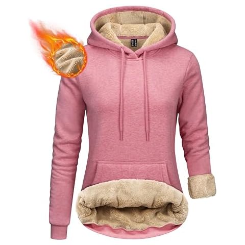 TACVASEN Ladies Fleece Hoodie Pullover Cover